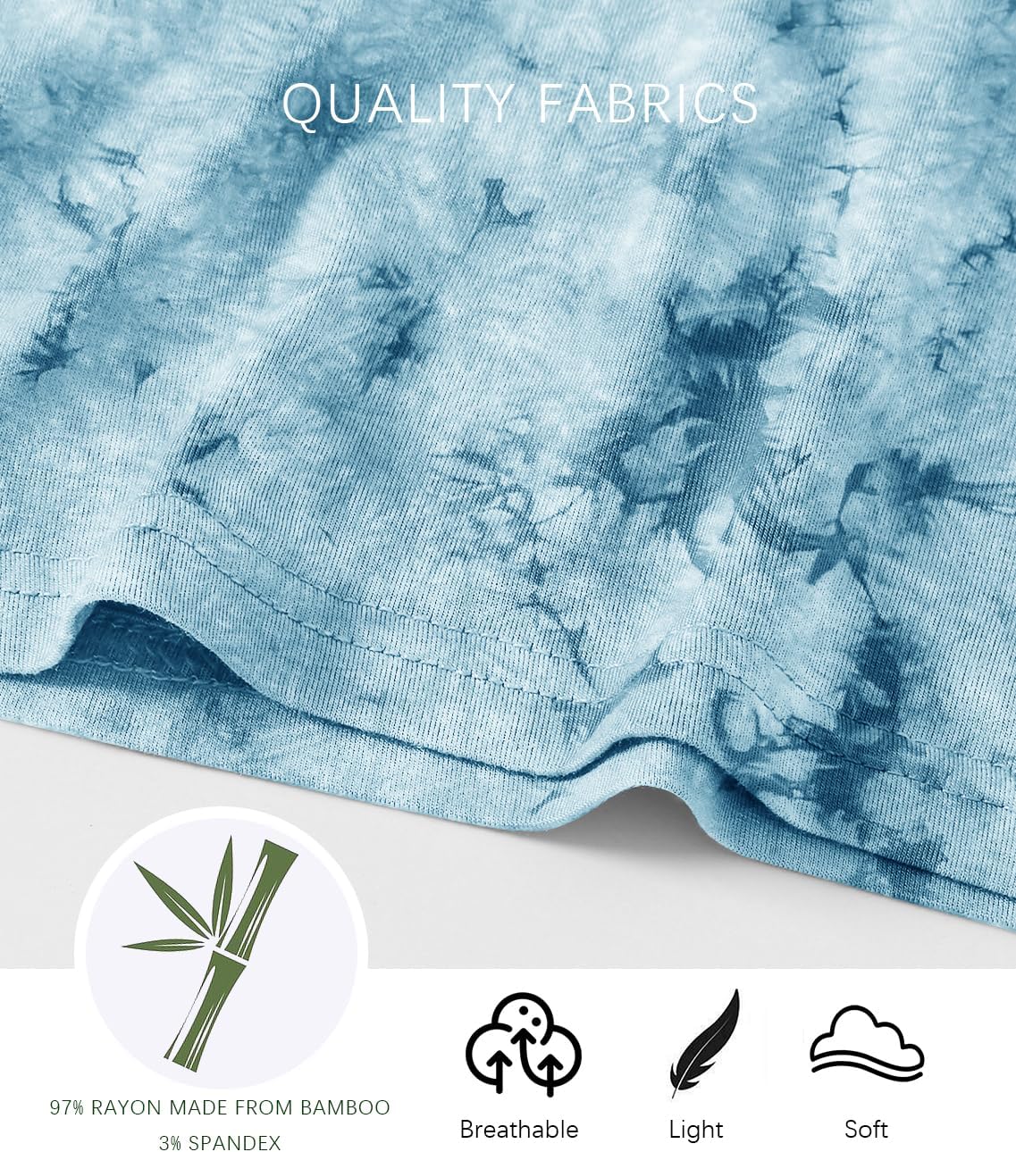 Jimonda Kids Soft Rayon From Bamboo Sleepwear Long Sleeve Boys Girls Pajama Outdoor 2-Piece tops&pant Casual sets Tie Dye PJ