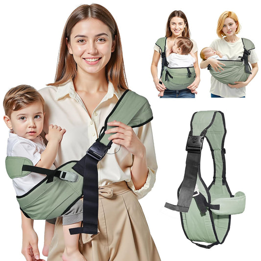 Baby Carrier Newborn to Toddler,Adjustable Baby Sling Carrier,Comfortable and Lightweight Toddler Carrier for 25-60 lbs,Ideal for Shopping Travelling