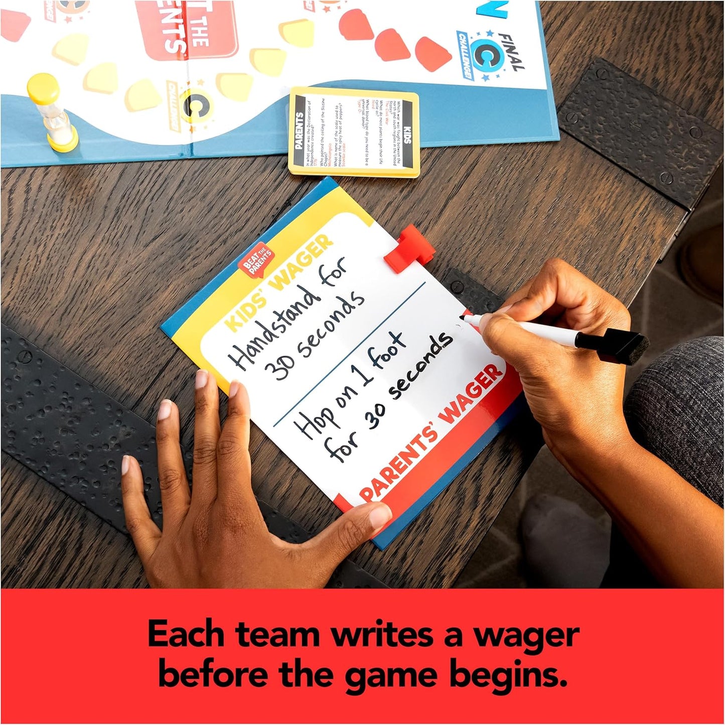 Spin Master Games Beat The Parents Classic Family Trivia Game, Kids vs Parents for Ages 6 and up