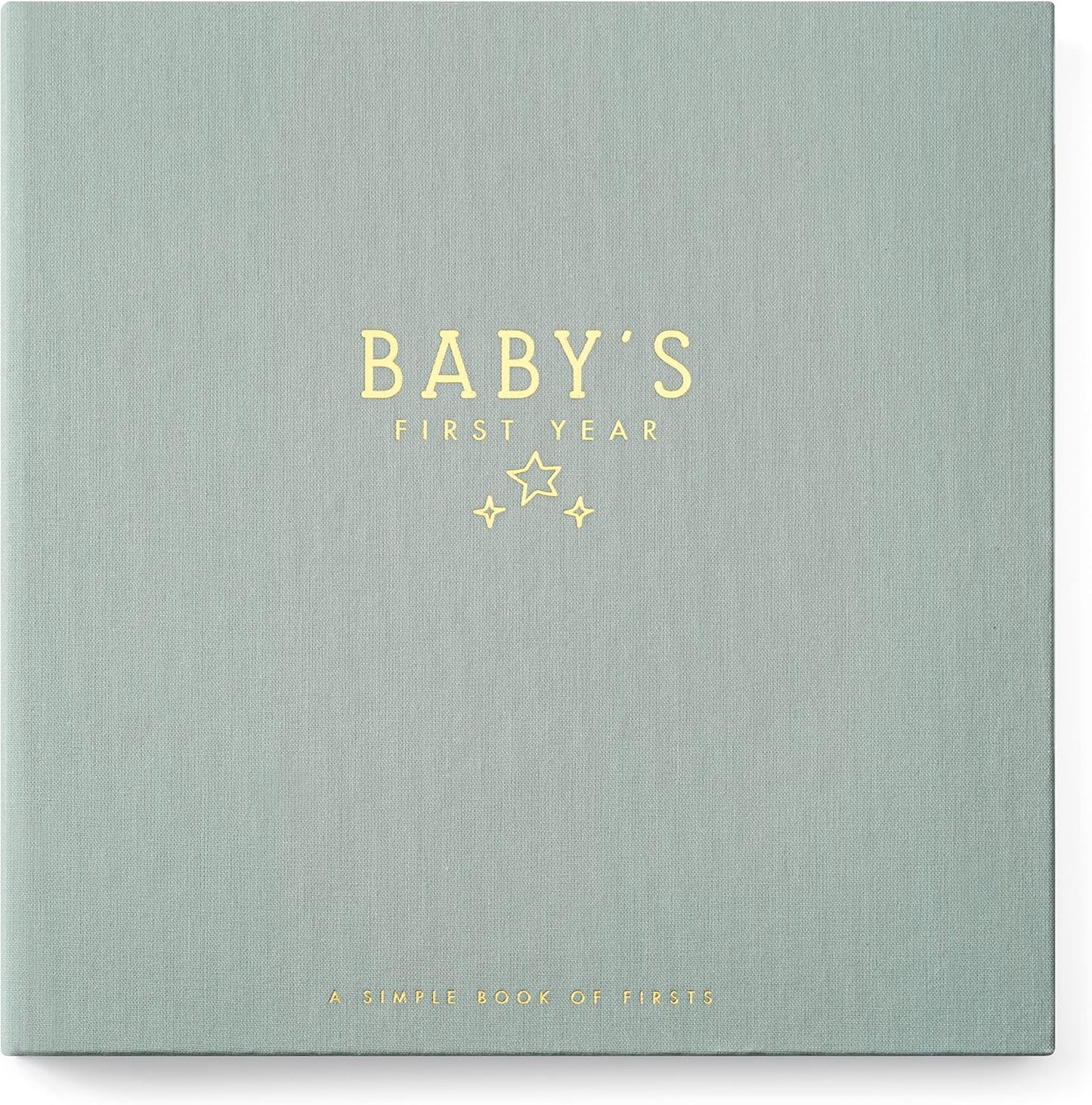 Lucy Darling Baby Memory Book – Celestial Skies | Luxury Baby First Year Book & Photo Album | Gender Neutral Keepsake Journal for Milestones, Memories & Photos | Thoughtful Pregnancy Gift