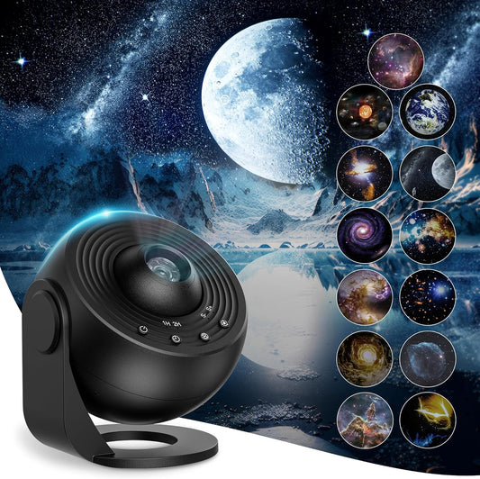 Galaxy Projector for Bedroom, 13 in 1 Star Projector Galaxy Light, Nebula Night Light Milky Way Projector with Timer, LED Space Planetarium Lamp Room Decor for Kids, Mothers Day Gifts